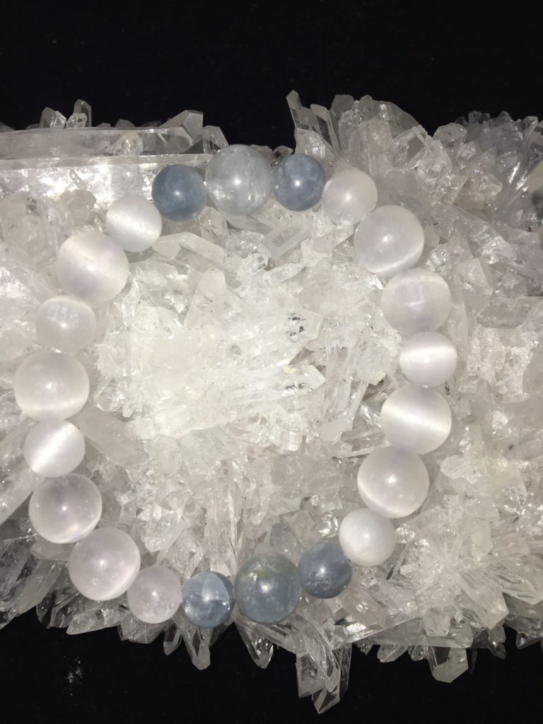 セレナイトとセレスタイト